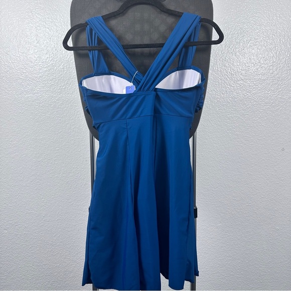 Cocopear Women’s Blue Sweetheart Swimdress Size L - Picture 7 of 7